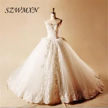 High Quality Real Photos New Fashion Tulle Ball Gown Wedding Dresses 2017 With Big Bow Off The Shoulder Bridal Gown Custom Size