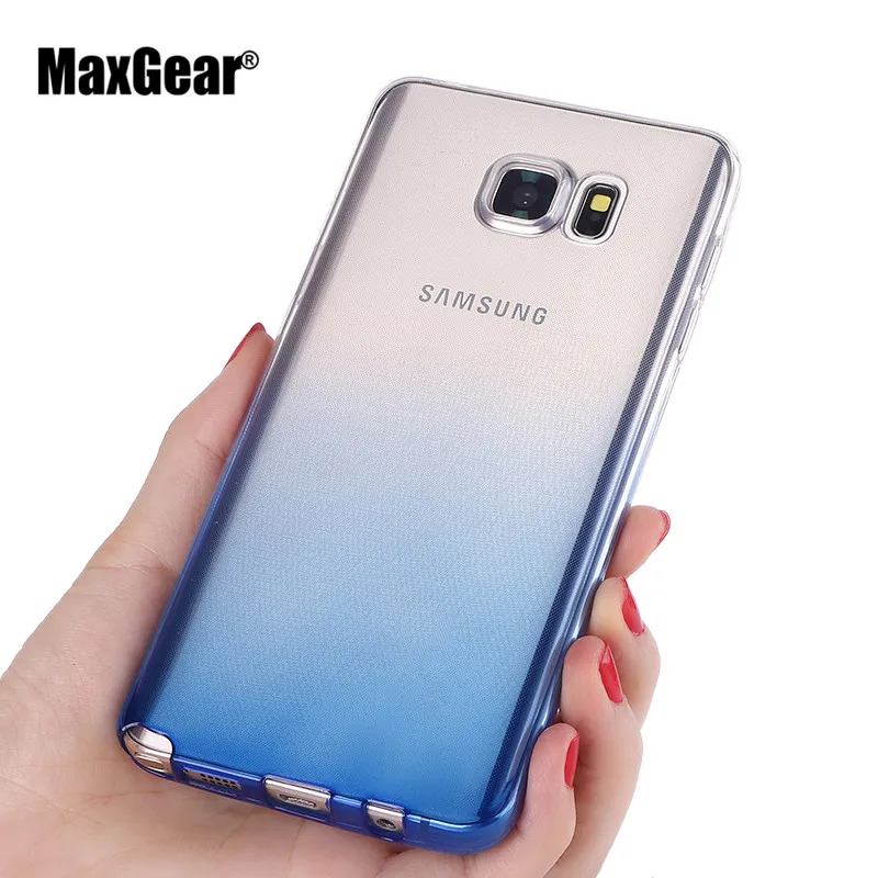 Ультратонкий Мягкий Прозрачный ТПУ чехол для Samsung Galaxy Note 3 4 5 7 прозрачный