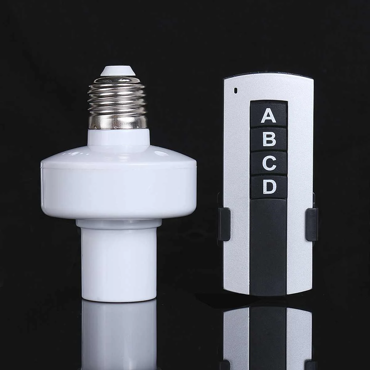AC110V/180-240 V 3 Way E27 винт держатель беспроводной пульт дистанционного управления светильник лампа колпачок гнездо конвертер сплиттер адаптер