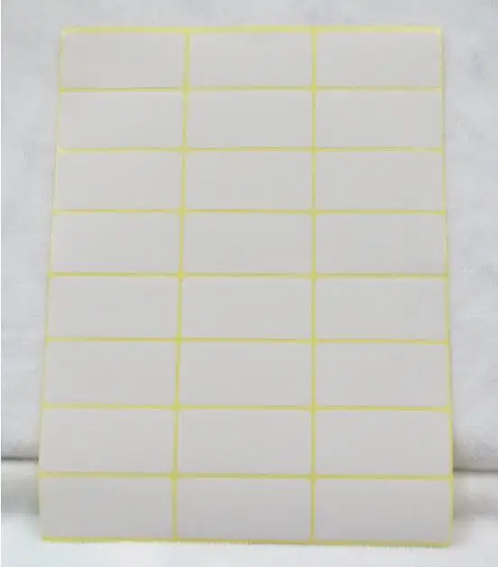 15 Sheets 24 Sizes White Blank Paper Label Self Adhesive Sticker Labels  Tags Writable Price Label Stickers - AliExpress