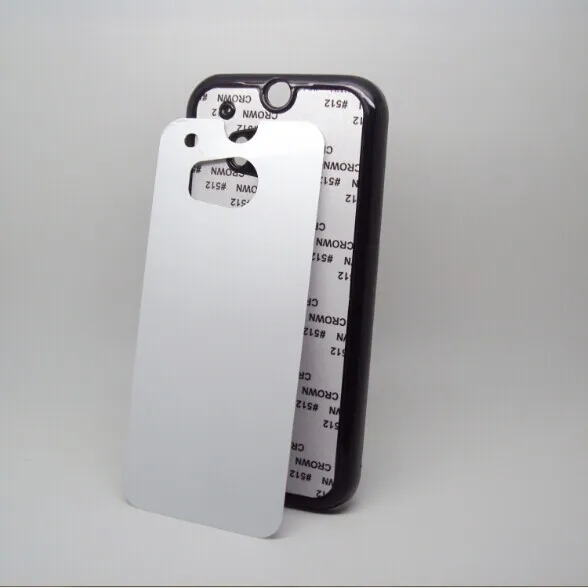 DIY 2D Sublimation Hard Plastic phone cases+Glue + Aluminum inserts for