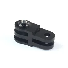 F06449 Black CNC Aluminum Extension Activity Connecter for 3-way Pivot Arm Gopro Hero 2 3 3+ 4 Tripod Mount SJ4000 Xiaomi + FS F06449 Black CNC Aluminum Extension Activity Connecter for 3-way Pivot Arm Gopro Hero 2 3 3+ 4 Tripod Mount SJ4000 Xiaomi + FS