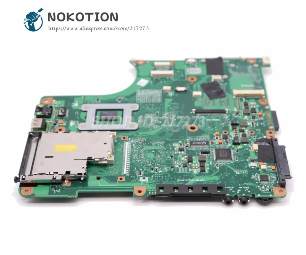 NOKOTION V000138100 основная плата для Toshiba Satellite L300 L305 Материнская плата ноутбука DDR2 Процессор протестированы