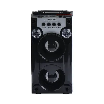 

New Bluetooth Wireless LED USB Super Bass Speaker AUX TF FM Radio Portable Outdoor Speakers DOM668