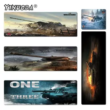 

Yinuoda World of Tank Rubber Mouse Durable Desktop Mousepad Size for 30x60cm and 40x90cm Gaming Mousepads
