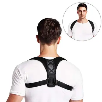 Unisex Back Clavicle Posture Corrector Back Support Belt Corset Orthopedic Brace Shoulder Corrector Adjustable Prevent Slouching