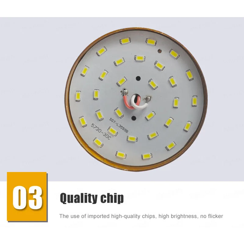 E27 220V led 5730 LEDs Лампа 15W 20W Spotlight Светодиодные лампы 24W UFO лампада 36W Bombillas 55W
