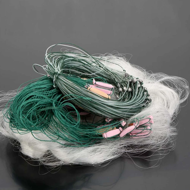 Fishing Net Single Mesh Nylon Durable Float Trap Monofilament Gill Net  Fishing Accessories for Hand Casting