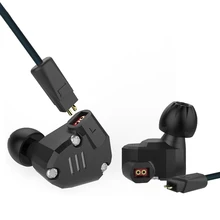 Оригинальные KZ ZS6 2DD+ 2BA гибридные наушники-вкладыши HIFI DJ Monito спортивные наушники для бега наушники-вкладыши KZ ZS5 Pro