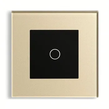 

Bseed 240v Touch Switch 1 Gang 2 Way Touch Switch Dimming Led With Crystal Panel Gold Dimmer Switch Eu Uk Us Au