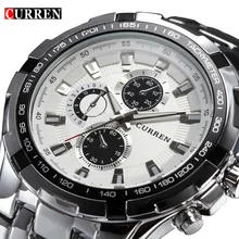 2017 Marque De Luxe complet en acier inoxydable Montre Hommes D’affaires Décontractée quartz Montres Militaire Montre-Bracelet étanche Relogio Nouvelle VENTE