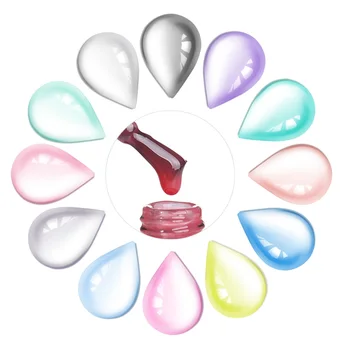

NICOLE DIARY Semi-transparent Opal Jelly Gel Varnish 6ml Soak Off Nail Art UV Gel Polish