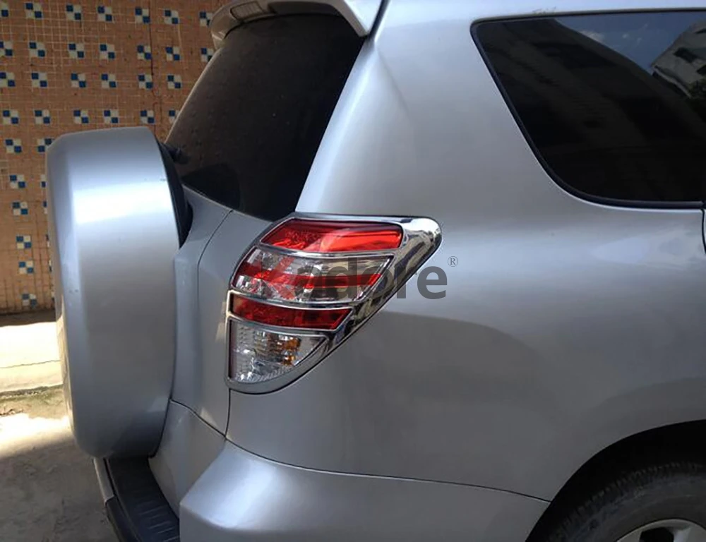 Для Toyota RAV4 RAV 4 2009 2010 2011 хромированный задний светильник, накладка, задний светильник, рамка, внешние аксессуары для автомобиля