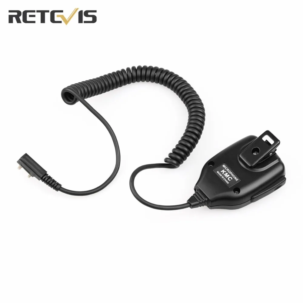 Retevis PTT Динамик Микрофон для Kenwood для Baofeng UV-5R BF-888S Retevis H777 RT3 для радиоприемник TYT Walkie Talkie C9001A