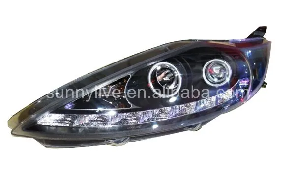 Для Ford Fiesta LED Глава Лампы для мотоциклов 2008-2011 JY