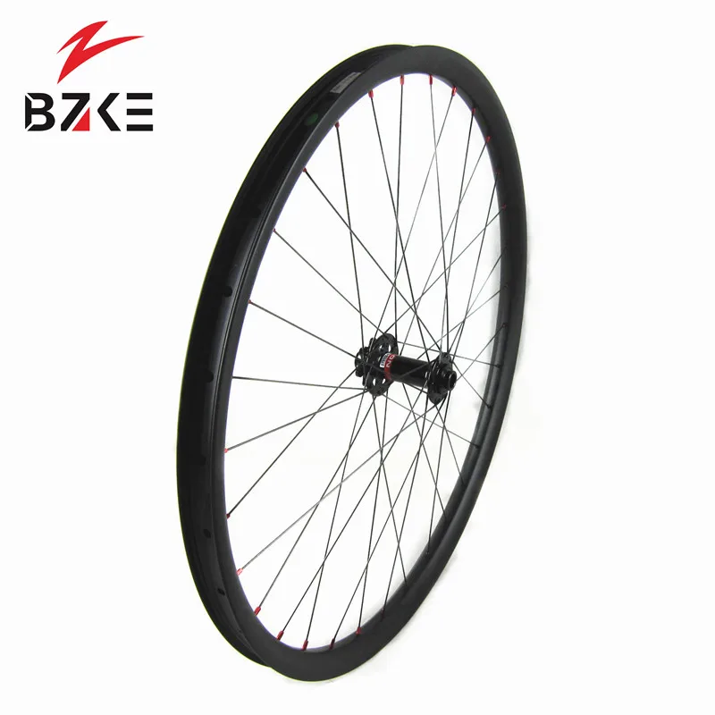 Top BZKE 29 MTB Carbon Wheels Boost Version 15*110 12*148mm Tubeless AM bicycle wheelset Hookless 29inch Mountain Bike Carbon Wheels 4