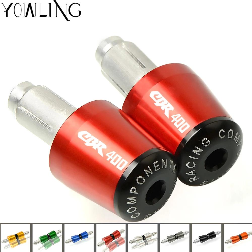 

Motorcycle Handlebar Grips Bar Ends Cap Slider For HONDA CBR400 NC23 NC29 CBR 400 1986 1987 1988 1989 1999 1991 1992 1993 1994