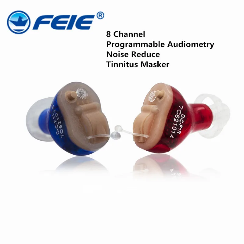8-канальный сетевой видеорегистратор слуховой аппарат ушах Отображение времени в цифровом и программируемый слуховой аппарат для усиления звука потери слуха для глухих S-17A падение bestship - Цвет: one pair(2pcs)