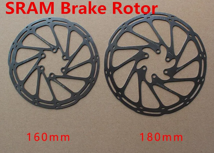 road bike disc rotor size