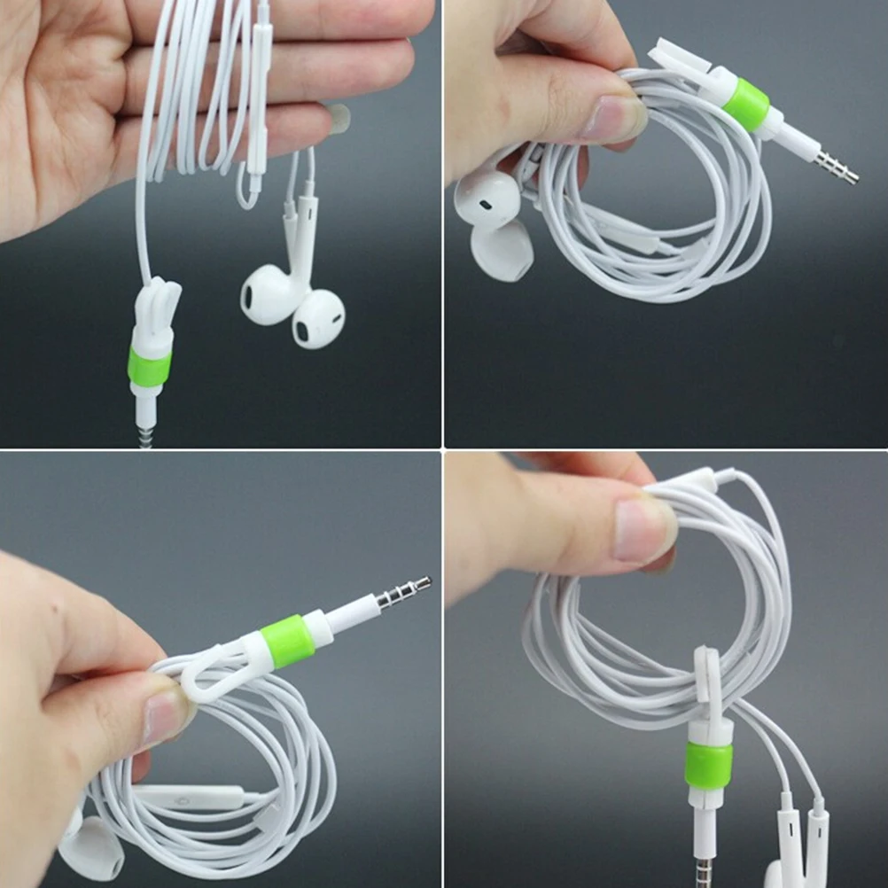 2/10 шт защита от намотки наушников Защитный чехол для Iphone 4 5 5S 6 6s Plus Android HTC Huawei|earphone