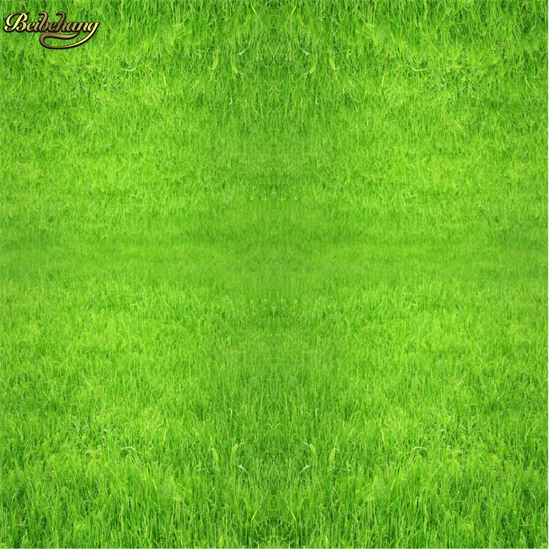 beibehang Custom Photo 3D Floor Painting Wallpaper 3D Floor Green Grass TV Background Wall papel de parede