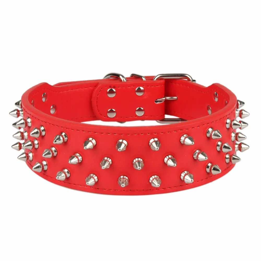 Big Dogs Collars Accessories Personalized Spiked Animals Supplies For