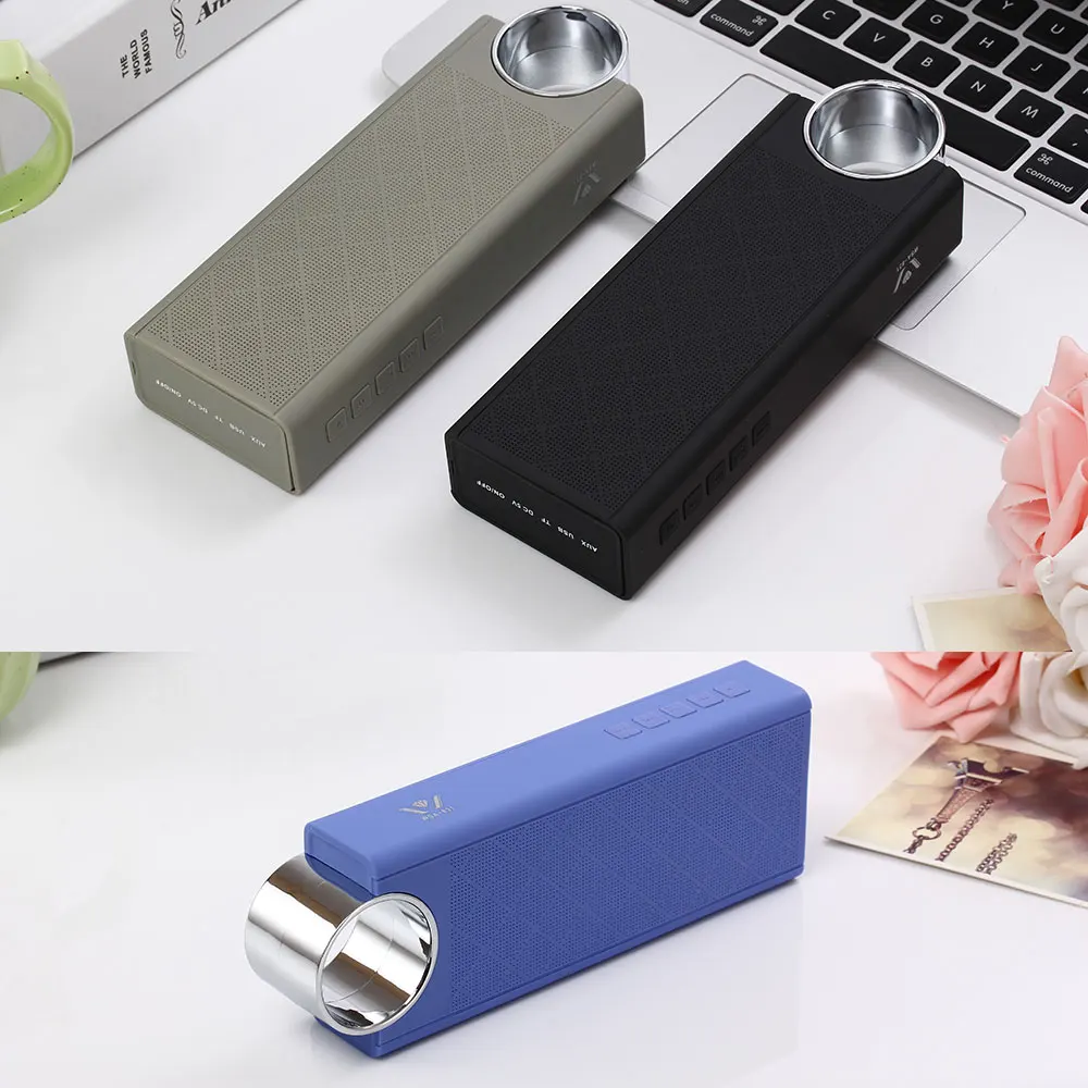 Bluetooth Speaker Column Portable HIFI Speakers Wireless Speaker Flashlight With 2000mAh PowerBank Handfree MIC FM Radio  (6)