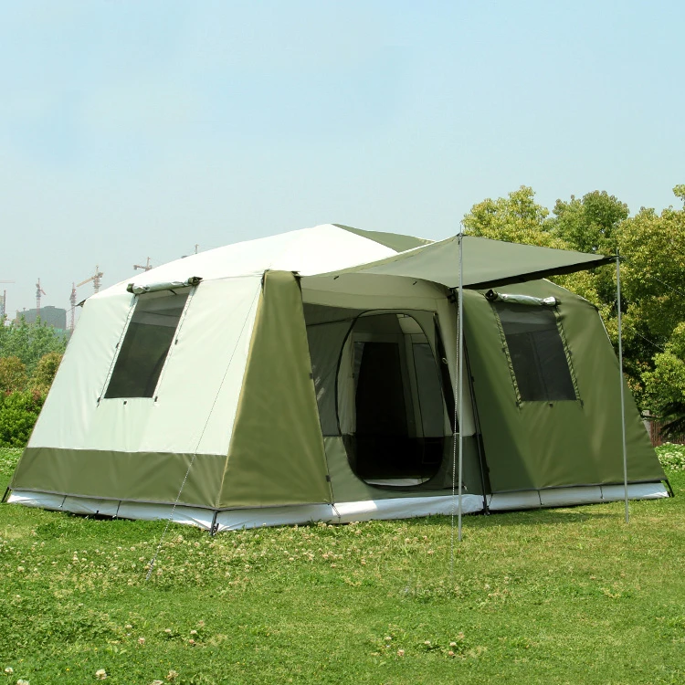 2017 Stock New Color Big Tent Outdoor Camping 10 12people High Quality Luxury Family Party 2room 1hall Outdoor Camping Tent Outdoor Camping Tent Camping Tentbig Tent Aliexpress