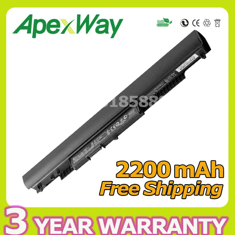 

Apexway 2200mAh 14.8V 14-ac0XX Laptop Battery For HP Notebook PC HS03 15-ac0XX HS04 240 807956-001 HSTNN-LB6 HSTNN-LB6V 250 G4