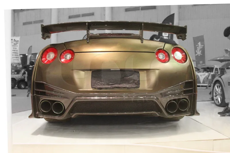 2011-2015 Nissan R35 GTR DBA OEM Style Rear Diffuser Underboard CF (5)
