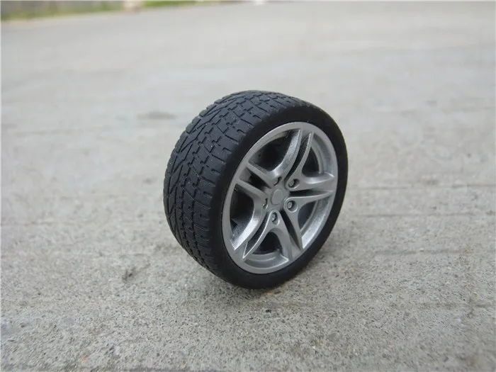 

1pcs K347 48mm Diameter Rubber Toy Tires Wheel Hub DIY Toys Car Parts Free Shipping Russia