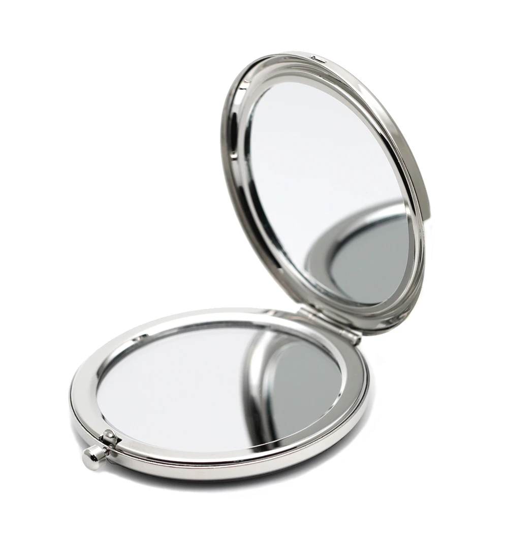 Горячее предложение! Распродажа! Персонализированные компактные зеркала подарок для невесты гравировка на заказ карманное увеличительное зеркало 10 шт./лот#18305-1