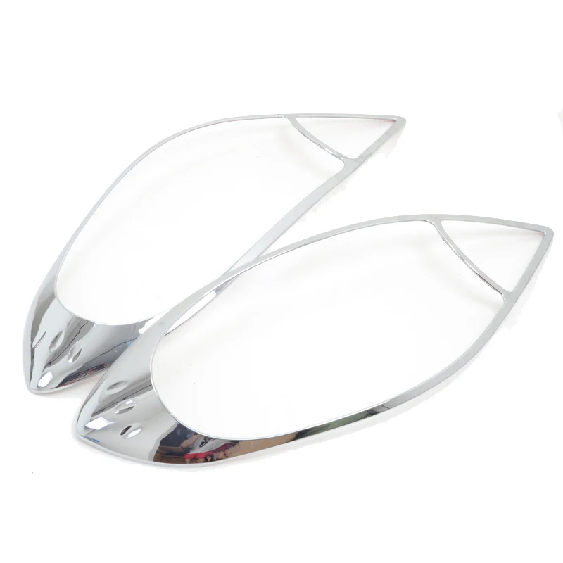 

For Nissan Versa Sedan 2012 2013 2014 ABS Chrome Auto Accessories Fornt Headlight Lamp Bezel Protector Cover Frame Trim 2pcs/set