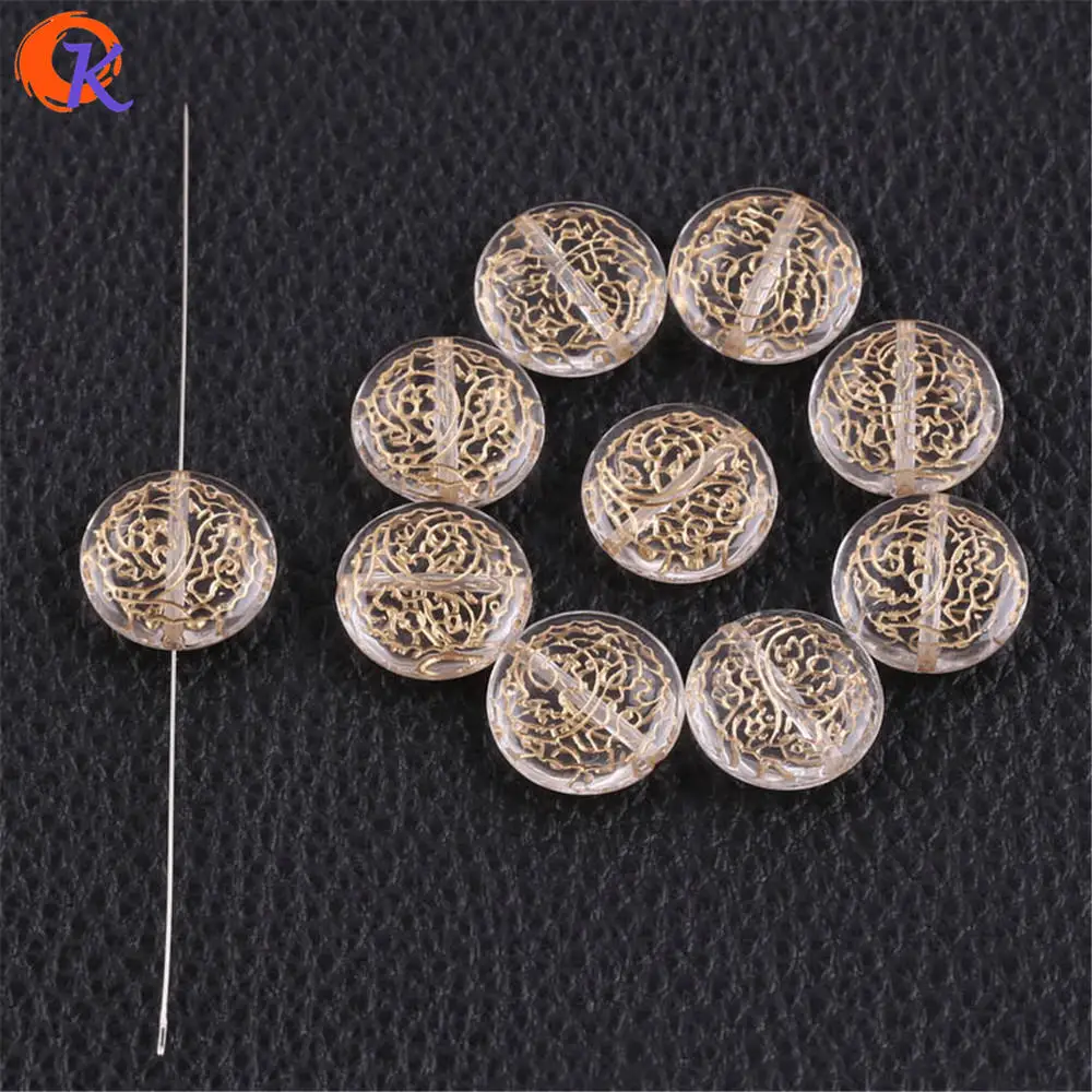 gold coin beads