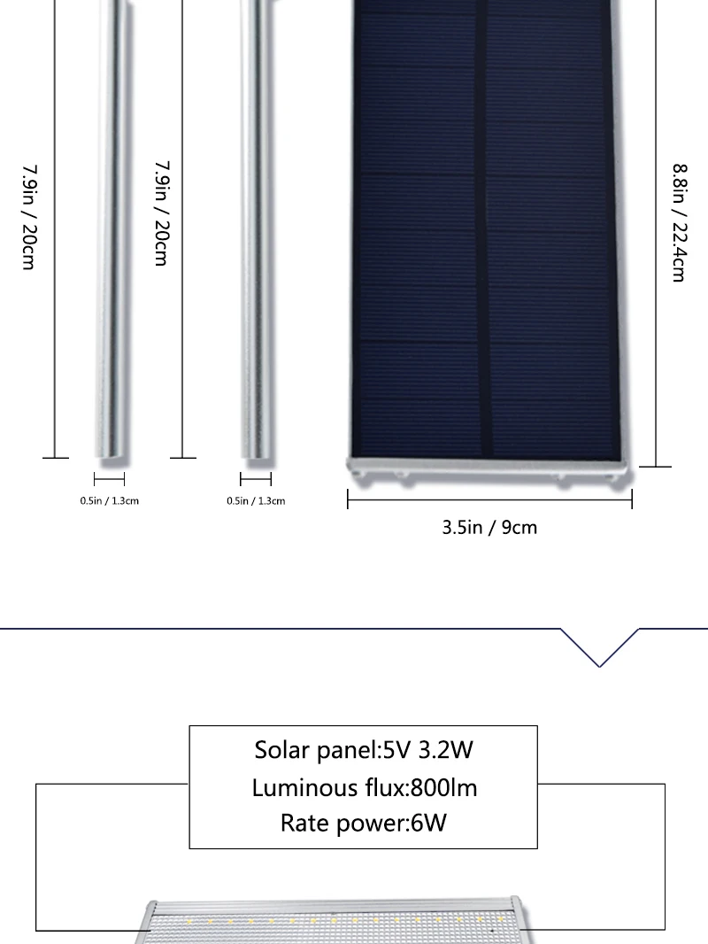 Новое поступление 48led СВЧ радар Датчик движения Солнечная лампа 800LM подсветка водонепроницаемый уличный открытый настенный светильник