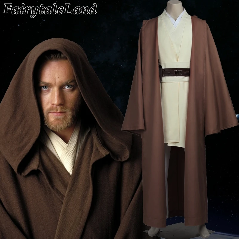 Карнавальный костюм Obi Wan Kenobi для взрослых супергероя на карнавал Хэллоуин одежда