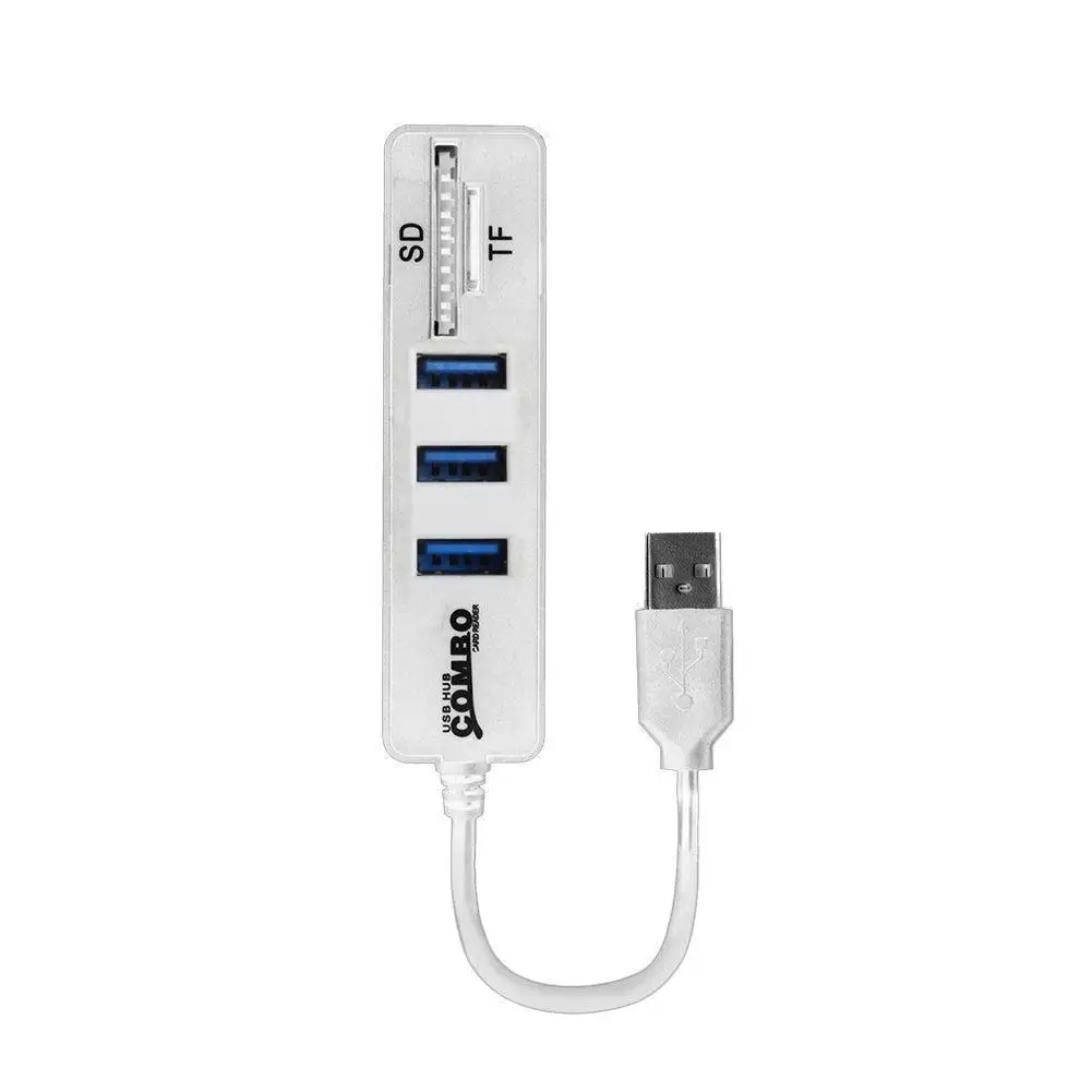 2 в 1 мини разветвитель с 3 портами USB 0 и кардридером|hub splitter|splitter hubhub usb mini |