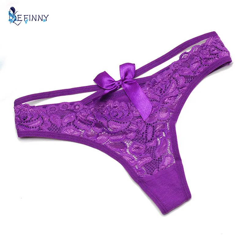 

Lace Sexy Thong Panties Women Cotton Cozy Transparent G String Low Waist Design Female G-Strings Thongs Underwear Briefs Hot