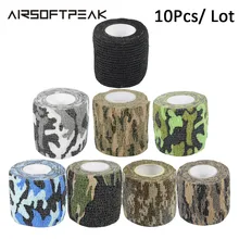 10 шт./лот самоклеящаяся Камуфляжная Лента для кемпинга, невидимая Нетканая лента для пейнтбола, ружья для охоты, стрельбы, водонепроницаемая Камуфляжная Лента 10 шт./лот самоклеящаяся Камуфляжная Лента для кемпинга, невидимая Нетканая лента для пейнтбола, ружья для охоты, стрельбы, водонепроницаемая Камуфляжная Лента