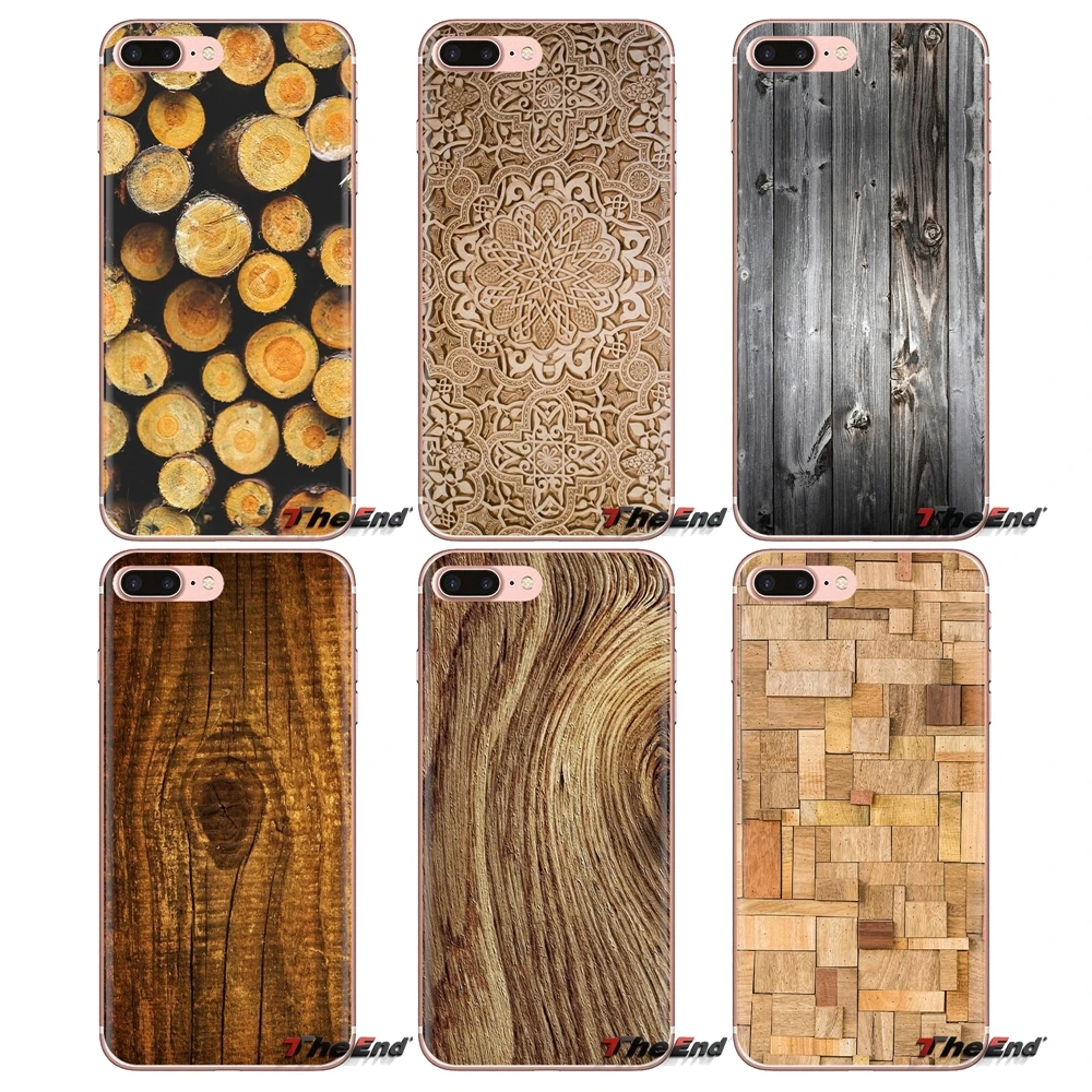 

Soft Transparent Cases Covers Wood For Huawei G7 G8 P7 P8 P9 P10 P20 P30 Lite Mini Pro P Smart Plus 2017 2018 2019