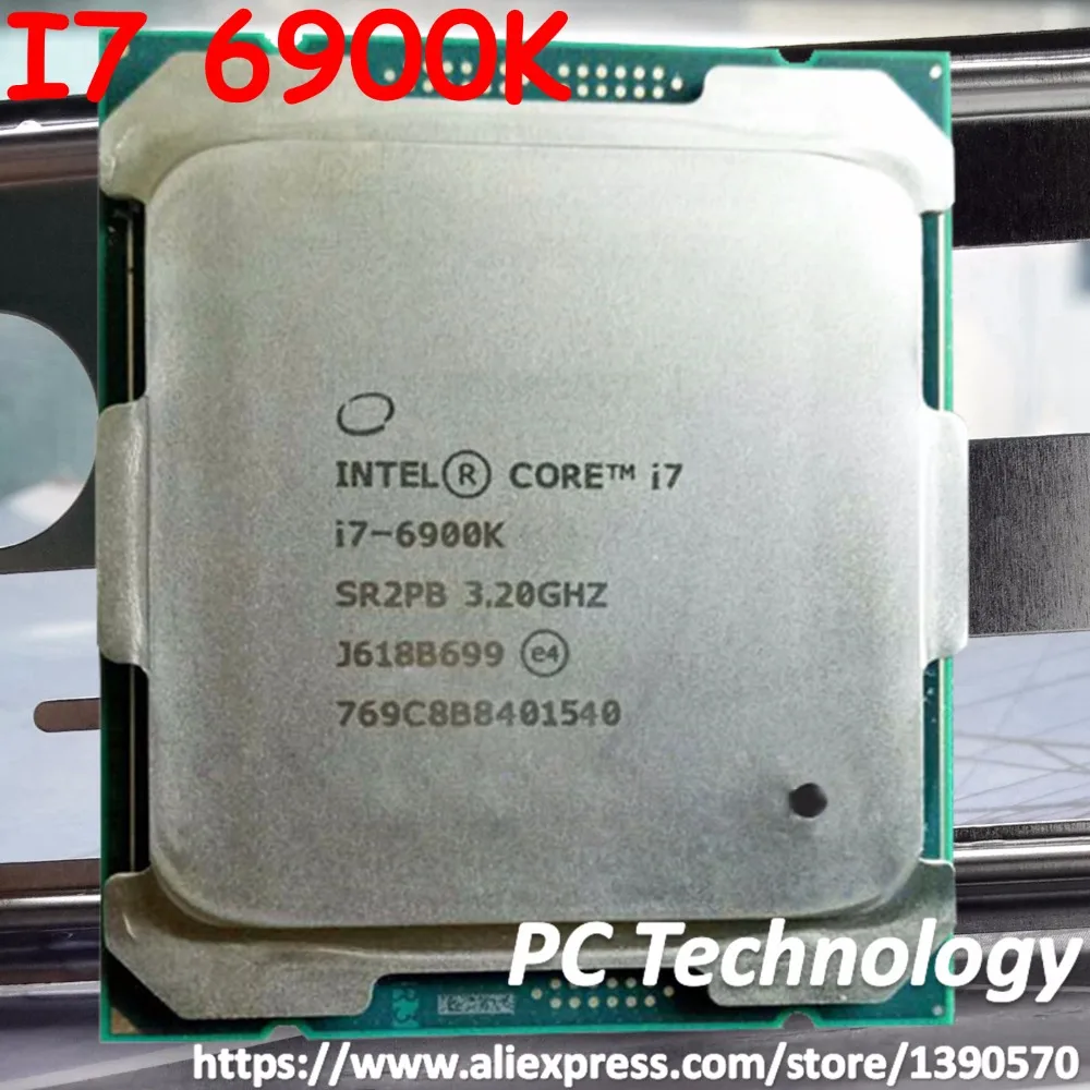 Оригинальный процессор Intel Core I7 6900K CPU 3 20 GHZ 20M 14nm 8 CORES LGA2011 Бесплатная доставка