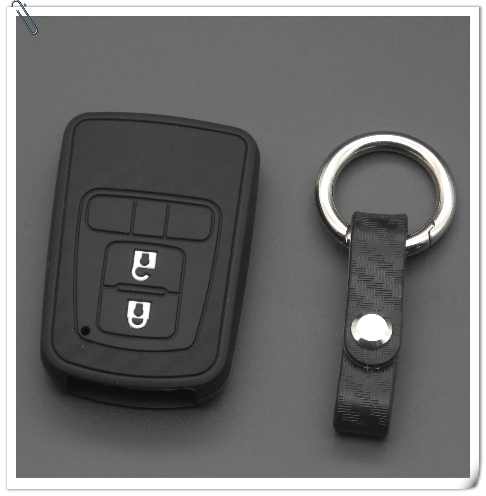 Keyforkess copertura chiave dell'automobile del carbonio del Silicone per Toyota Camry Sienna noè Voxy Avalon Auris Crown Land Cruiser astuccio portachiavi 7 Keyforkess copertura chiave dell'automobile del carbonio del Silicone per Toyota Camry Sienna noè Voxy Avalon Auris Crown Land Cruiser astuccio portachiavi -