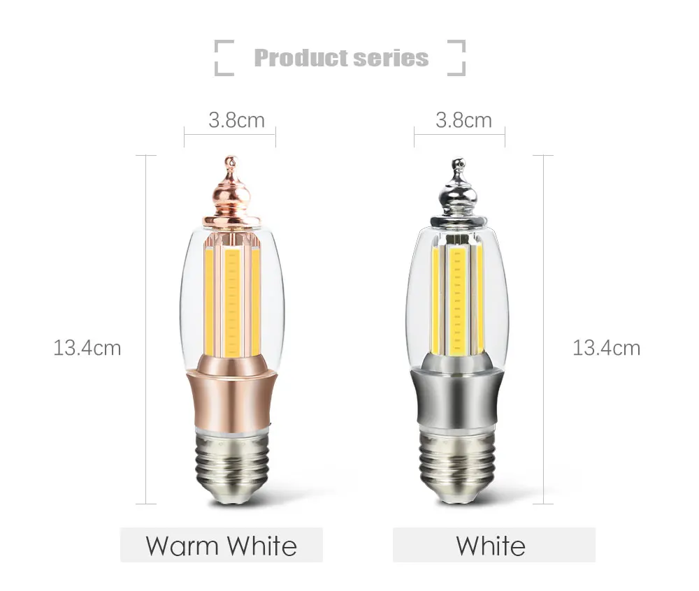 E27 Светодиодный свет лампы кукурузы SMD 5050 AC85 ~ 265 V лампы освещения 6 W энергосберегающие лампы светодиодная лампочка Кукуруза вертикальный