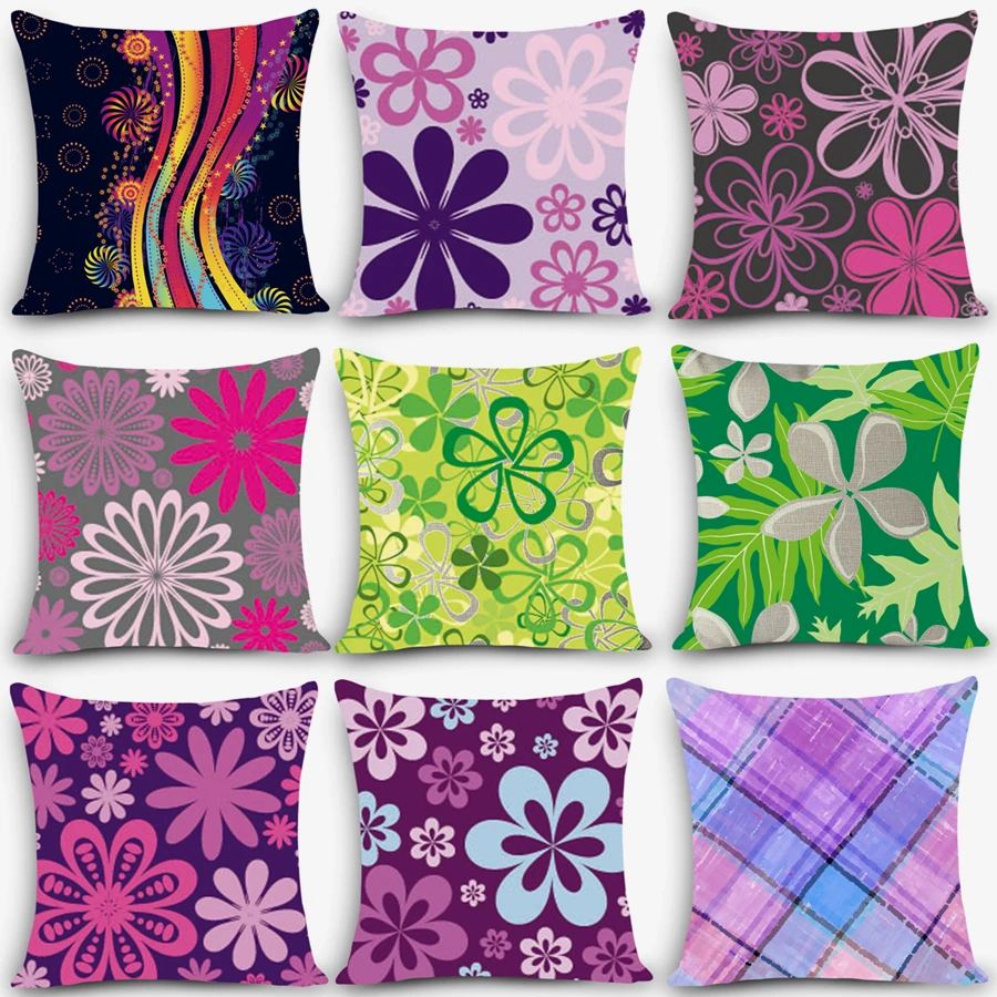 2016 cotton linen decorative throw pillow Nordic Vintage Lattice Style outdoor chair cushions ...