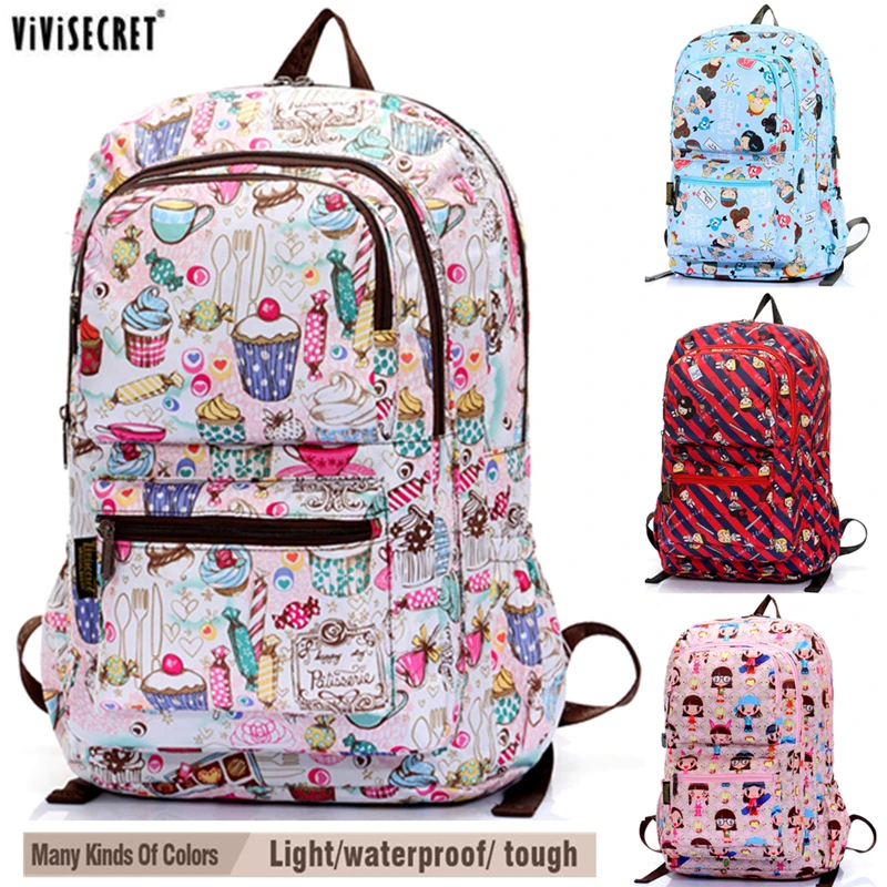Women Waterproof Nylon 15 font b Laptop b font Computer font b Backpack b font School