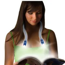 Newest Flexible Handsfree font b Led b font Neck Light Hug light Book Reading Lamp Hug