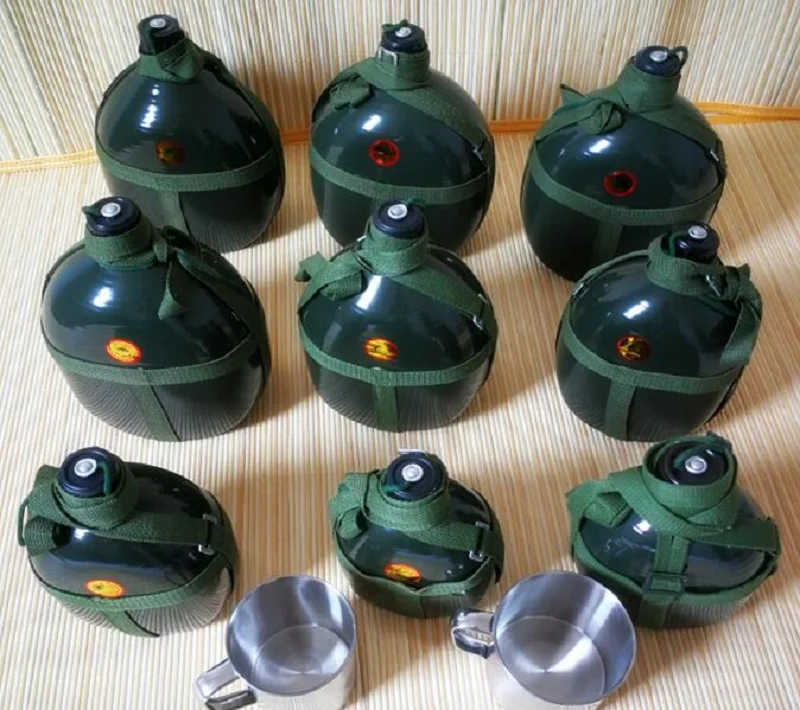 Уличный военный чайник из алюминиевого сплава бутылка для воды выживания