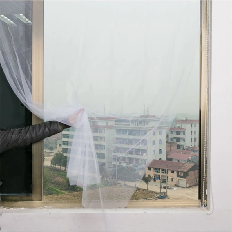 

SLSHLYJ self-adhesive mosquito screen window/DIYmosquito repellent screen/yarn net invisible simple screen with magic stickers