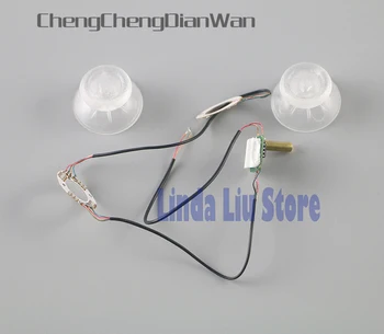 

ChengChengDianWan ThumbSticks LED Light Up Mod with Transparent Thumbsticks Cap Set for PS4 and XBOX ONE Controller 1set