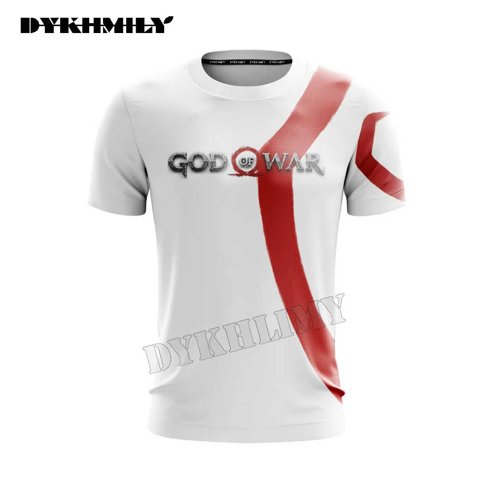 

Dykhmily New Arrive God of War Fashion Cool T-shirt Men's Summer T-shirts Game Men/Women High Quality Casual Short Sleeves
